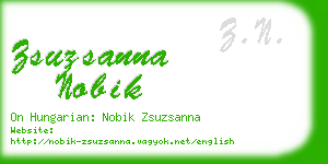 zsuzsanna nobik business card